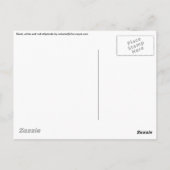 Zwarte, witte en rode ellipticals briefkaart (Achterkant)