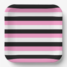 Zwarte, witte en roze strepen