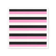 Zwarte, witte en roze strepen