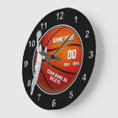 Zwarte, witte en zilveren Basketball-cadeaus voor Grote Klok (Hoek)