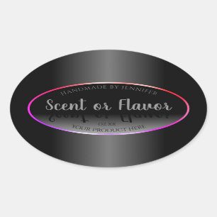 Zwarte witte etiketten met kleurrijke regenboog Li