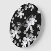 zwarte witte flora grote klok (Hoek)