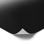 Zwarte witte fokpaarden poster (Hoek)