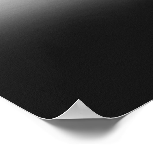 Zwarte witte fokpaarden poster (Hoek)