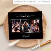 Zwarte witte foto verjaardag bedankt