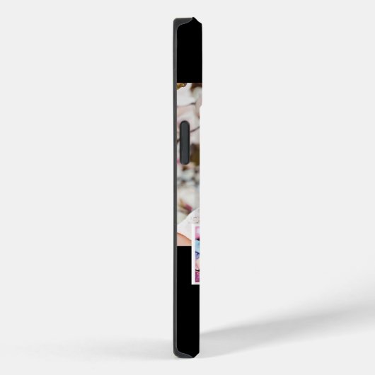 Zwarte witte fotocollage Case-Mate iPhone case (Achterkant / Rechts)