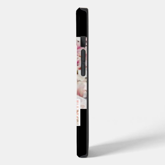 Zwarte witte fotocollage Case-Mate iPhone case (Achterkant / Links)