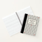  zwarte & witte geometrische trivia notitieboek (Binnen)