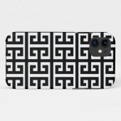 zwarte witte griekse sleutel Case-Mate iPhone case (Achterkant (horizontaal))