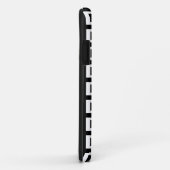 zwarte witte griekse sleutel Case-Mate iPhone case (Achterkant/rechts)
