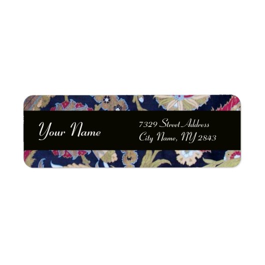 ZWARTE WITTE GROENE KLASSIEKE ORIENTALE STROMEN DA ETIKET (Voorkant)