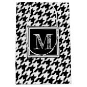 zwarte witte horsmakreel | Modern monogram Medium Cadeauzakje (Voorkant)