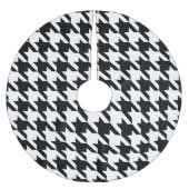 zwarte witte houndstooth kerstboom rok (Voorkant)