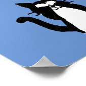 Zwarte witte katten | Drie Katten Poster (Hoek)