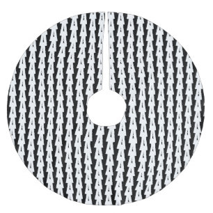 Zwarte witte kerstbomen in scandinavië kerstboom rok