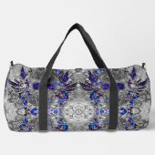 Zwarte witte, kleurrijke neonschedel plunjezak (Voorkant)