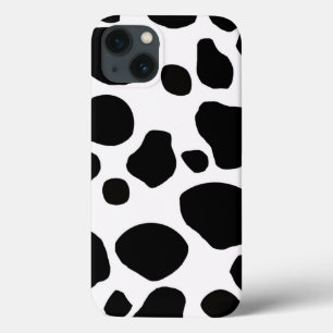 Zwarte witte Koe Spots Case-Mate iPhone Case