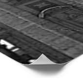 Zwarte witte koepel van de Sint-Pietersbasiliek Ro Poster (Hoek)