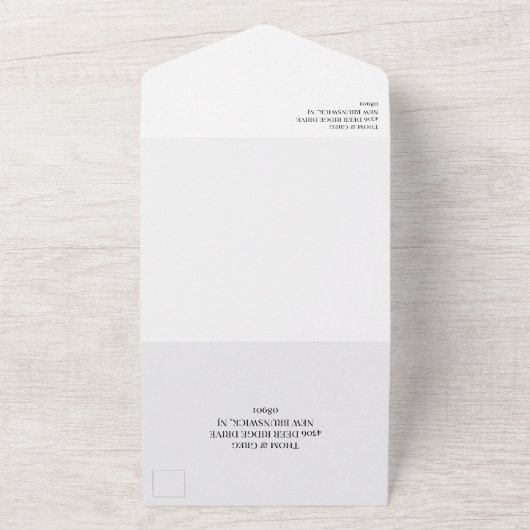 Zwarte Witte Koningen Schaakstukken Gay Wedding All In One Uitnodiging (Buitenkant)