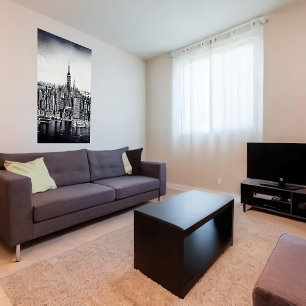 zwarte witte kunst New York City   AI Art Poster