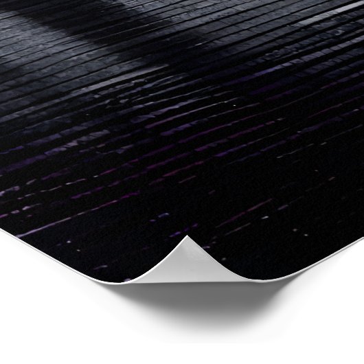 zwarte witte kunst New York City | AI Art Poster (Hoek)