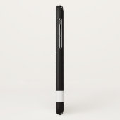 Zwarte witte legant botanische tropische tak Case-Mate iPhone case (Achterkant/links)