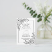  zwarte witte lijnverbinding — details informatiekaartje (Staand voorkant)