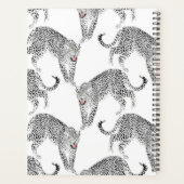 Zwarte witte luipaard planner (Achterkant)