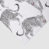 Zwarte witte luipaard tissuepapier (Detail)