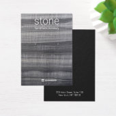 Zwarte witte marmer die juwelen produceert visitekaartje (Bureau)