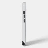 Zwarte witte miauw kat Case-Mate iPhone case (Achterkant / Links)