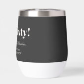 Zwarte Witte Moderne 60e Verjaardag Custom  (Achterkant)