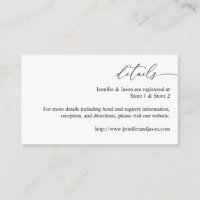 Zwarte & Witte Moderne Calligrafie 3 - Details SM