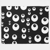 zwarte witte ogen deken (Voorkant (Horizontaal))