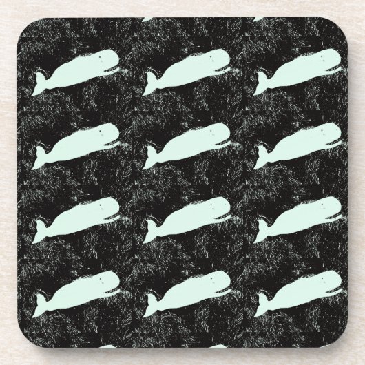 zwarte witte onderzetter (Voorkant)