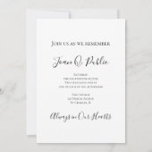 Zwarte witte orchideeën op stam viering van het le kaart (Achterkant)