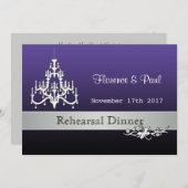 Zwarte, witte, paarse handelaarster kaart (Voorkant / Achterkant)