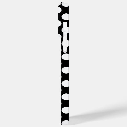  zwarte witte pooldots Case-Mate iPhone case (Achterkant / Links)