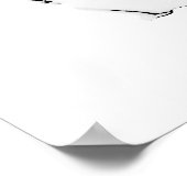 Zwarte witte Pop Art Football Helmet Poster (Hoek)