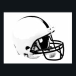 Zwarte witte Pop Art Football Helmet Poster<br><div class="desc">American Sport Games Digital Artworks - Pop Art Style Football Helmet</div>