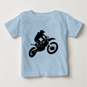 Zwarte witte Pop Art Motocross Motorcyle Sport