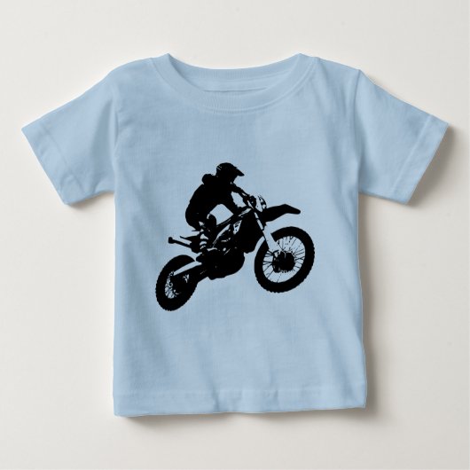 Zwarte witte Pop Art Motocross Motorcyle Sport (Voorkant)