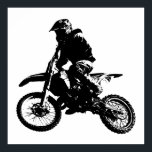 Zwarte witte Pop Art Motocross Motorcyle Sport Poster<br><div class="desc">Sport Digitaal bewerkte kunst - Motocross Poster print - College Pop Art - Computer Afbeeldingen - De enige manier om geweldig werk te doen is van wat je doet houden.</div>