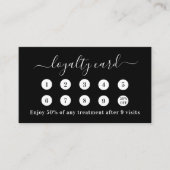 Zwarte witte QR-codetoestel Visitekaartje (Voorkant)