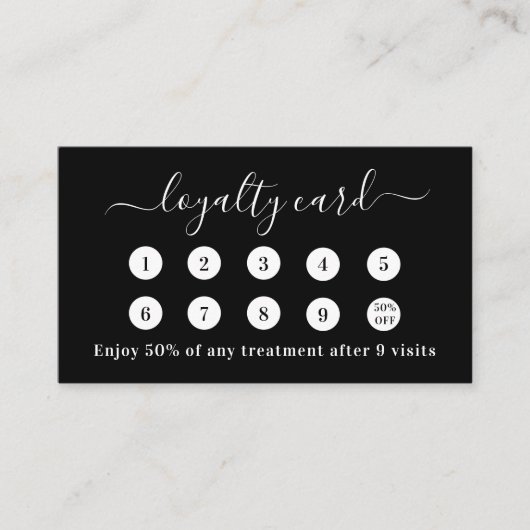 Zwarte witte QR-codetoestel Visitekaartje (Voorkant)