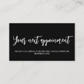 Zwarte witte QR-visitekaartje Kortingskaartje (Voorkant)