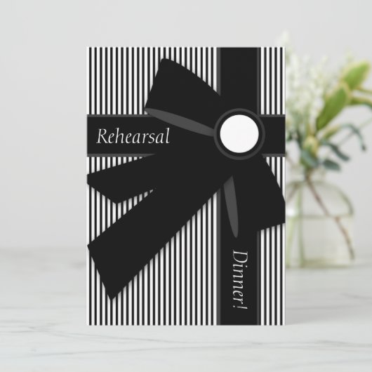 Zwarte & witte rehearings kaart (Staand voorkant)