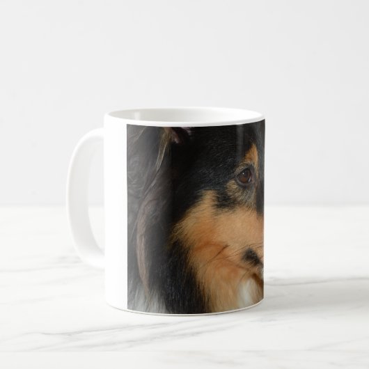 zwarte witte rode kop (Voorkant links)