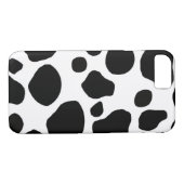 Zwarte witte rode spots Case-Mate iPhone case (Achterkant (Horizontaal))