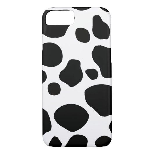 Zwarte witte rode spots Case-Mate iPhone case (Achterkant)